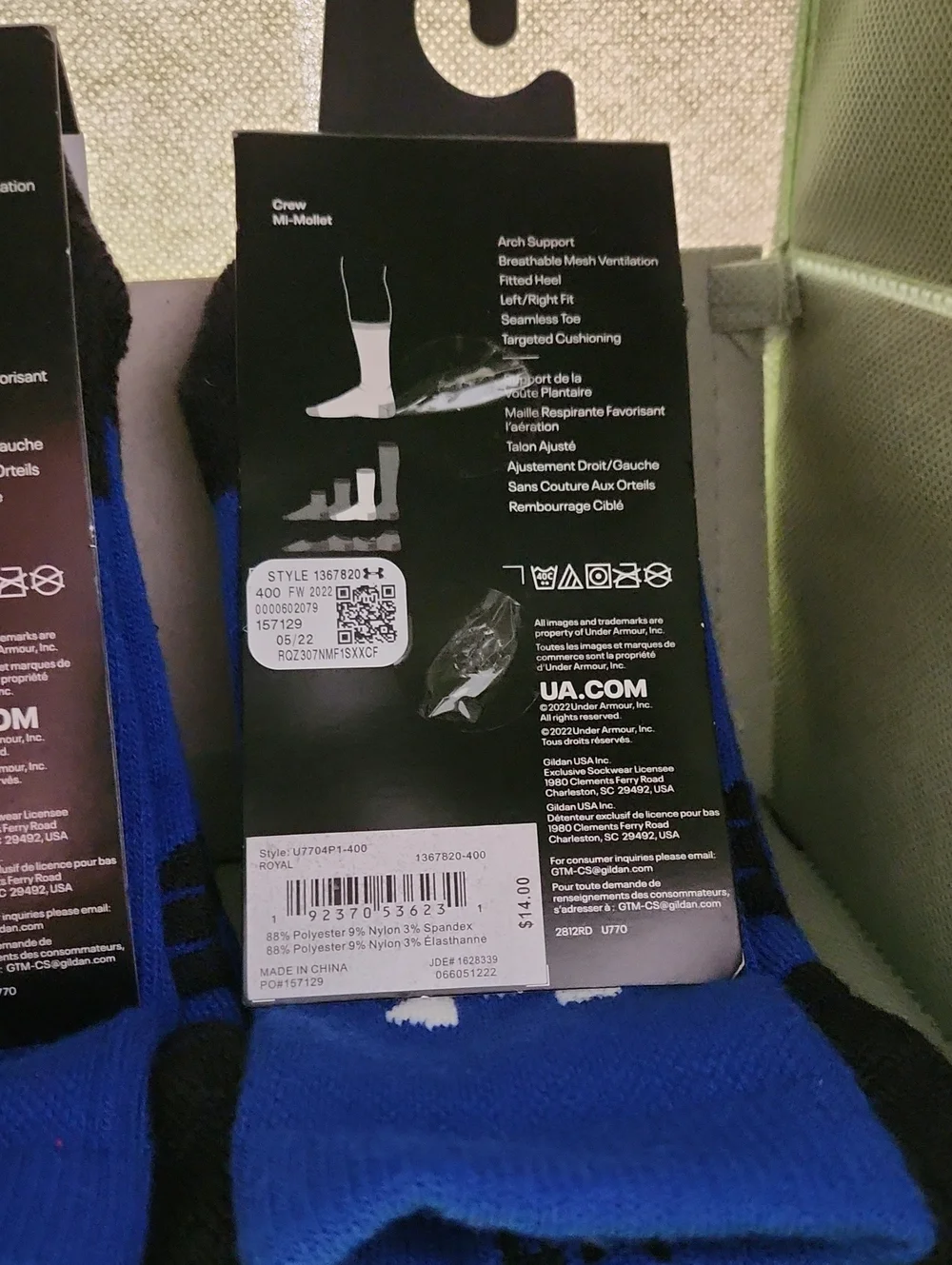 Under Armour two pairs